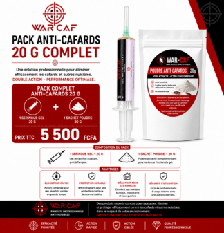 PACK WARCAF GEL + POUDRE 20 g