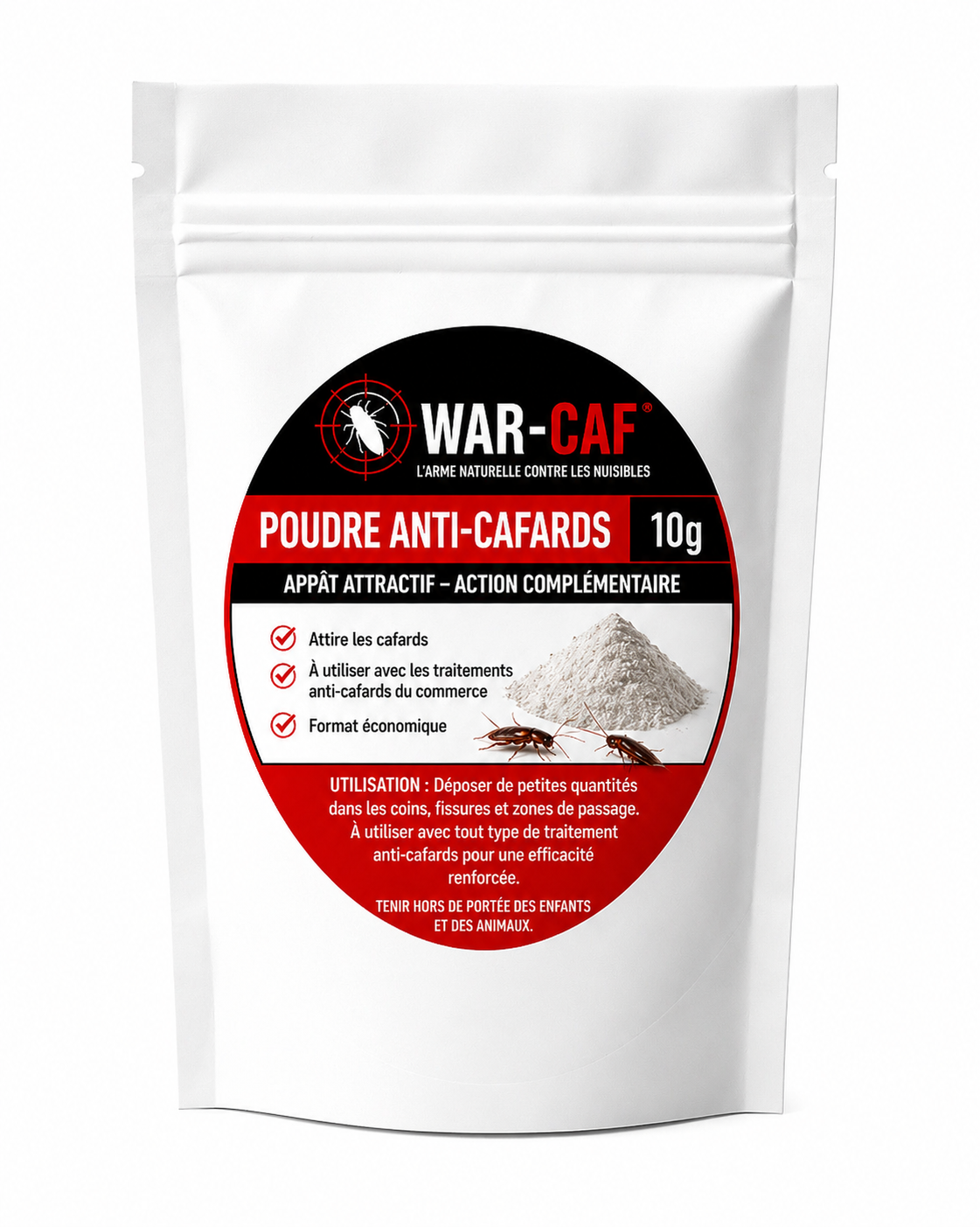 POUDRE ANTI-CAFARDS WARCAF 10 g