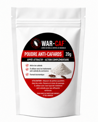 POUDRE ANTI-CAFARDS WARCAF 20 g