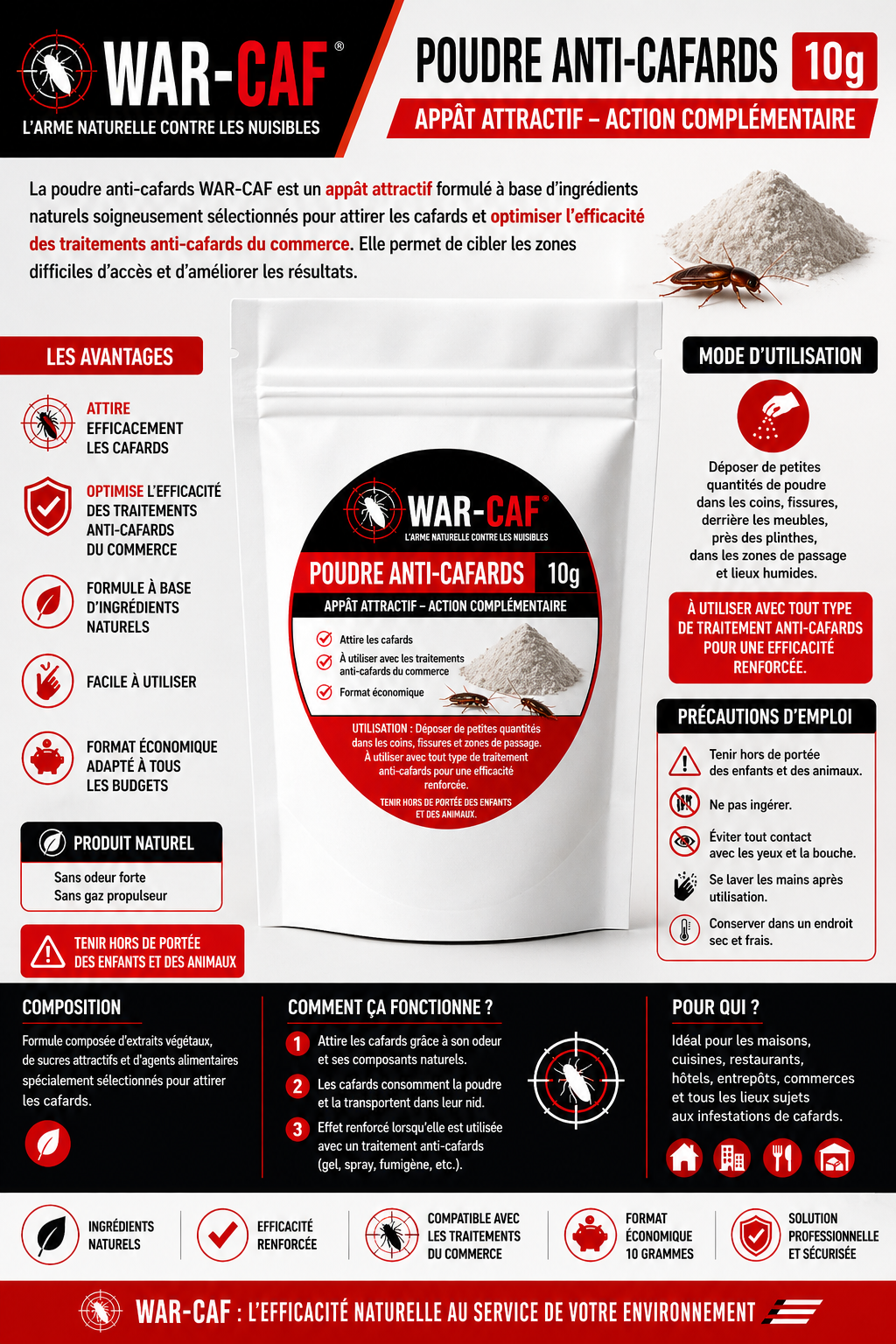 PACK WARCAF GEL + POUDRE 10 g – Image 5