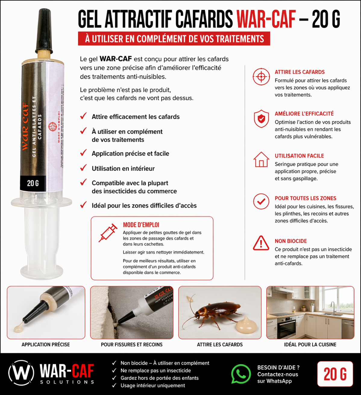 PACK WARCAF GEL + POUDRE 20 g – Image 5