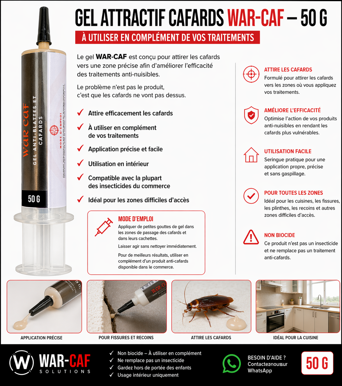 PACK WARCAF GEL + POUDRE 50 g – Image 4