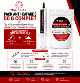 PACK WARCAF GEL + POUDRE 50 g